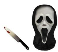APPCRFM Horror Scary Masks,Scream Ghost Face Mask,Halloween Ghost Face Mask Cosplay Costume Accessories,Role-Playing Props for Halloween,Carnival,Horror-Themed Parties