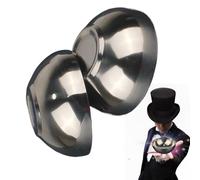 Appearing Water From Empty Bowl Stage Magic Tricks - Water Appearing From Empty Bowl, Professional Magician Accessories, Illusion Performance Tool, Visual Wonder Gear, Silver Small Unit Plus