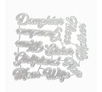 Appellative Die Cuts for Card Making, Mother Metal Cutting Dies for Paper Scrapbooking, DIY Stencils for Album Party Wedding Festivals Decoration
