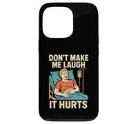Appendix Surgery Dont Make Me Laugh It Hurts Mens Patient Case for iPhone 13 Pro
