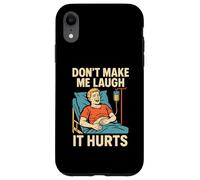 Appendix Surgery Dont Make Me Laugh It Hurts Mens Patient Case for iPhone XR