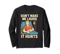 Appendix Surgery Dont Make Me Laugh It Hurts Mens Patient Long Sleeve T-Shirt