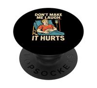Appendix Surgery Dont Make Me Laugh It Hurts Mens Patient PopSockets Adhesive PopGrip