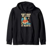 Appendix Surgery Dont Make Me Laugh It Hurts Mens Patient Zip Hoodie