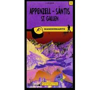 Appenzell / Säntis / St. Gallen: 9 (Hiking maps of Switzerland)