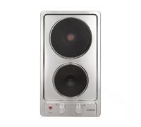 Appetito Domino, Electric Cooking Hob, 2 plates, 6 power levels, 3000 watts, stainless steel