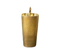 Appetizer Plates Luxury Ceramic Pedestal Sink Balcony Bathroom Vanity with Faucet and Drain Kit for Condiment