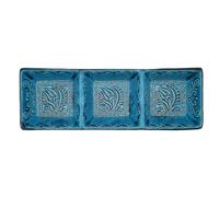 Appetizer with 3 Bowls in Turkish Ceramic - Ethnic Elegance Artisan for Your Table Morocco Tunisia Ethnic of the World 0507241325