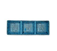 Appetizer with 3 Bowls in Turkish Ceramic - Ethnic Elegance Artisan for Your Table Morocco Tunisia Ethnic of the World 0507241322