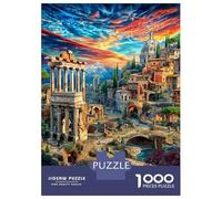 Appian Way 1000 Piece Impossible Puzzle for Adults - Challenging Jigsaw Puzzles, Family Activity & Mind Game Gift 70x50cm/1000pcs