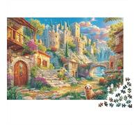 Appian Way 1000 Piece Jigsaw Puzzle for Adults And Kids-Challenging Puzzle Game,Home Decoration & Family Fun 52x38cm/1000pcs