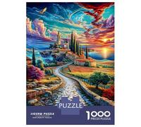 Appian Way Jigsaw Puzzle 1000 Piece, Impossible Puzzle, Family Activity Puzzles, Challenging Toy for Adults And Kids 52x38cm/1000pcs