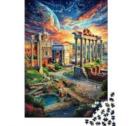 Appian Way Jigsaw Puzzles 1000 Pieces. Whimsical Challenge Toy for Adults Kids 38x26cm/1000pcs