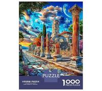 Appian Way Jigsaw Puzzles for Adults Kids.1000 Pieces Puzzle,Whimsical Challenge Toy for Adults& Kids Age 14 Years Up 52x38cm/1000pcs