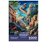 Appian Way Jigsaw Puzzles for Adults Kids.1000 Pieces Puzzle,Whimsical Challenge Toy for Adults& Kids Age 14 Years Up 52x38cm/1000pcs
