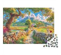 Appian Way Puzzles 1000 Piece. Impossible Puzzles Challenge Toy for Adults& Kids Age 14 Years Up 52x38cm/1000pcs