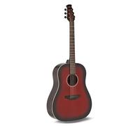 Applause Acoustic Guitar - Jump Slope Shoulder D Gloss - Solid Spruce Top - Ovangkol Back - Cherry Burst High Gloss - AAS-69-CB