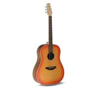 Applause Acoustic Guitar - Jump Slope Shoulder D - Solid Spruce Top - Ovangkol Back - Honey Burst Matte - AAS-69-HB