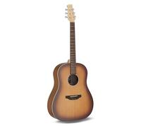 Applause Acoustic Guitar - Jump Slope Shoulder D - Solid Spruce Top - Ovangkol Back - Peach Burst Matte - AAS-69-PB
