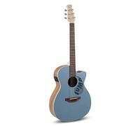 Applause Electric Acoustic Guitar Jump OM Cutaway Electro Lagoon AEO-69-B