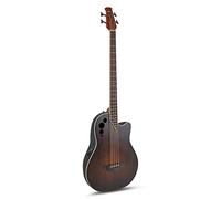 Applause Electro-Acoustic Bass Elite AEB4 Mid Cutaway 4-string - Roundback Lyrachord Body Mid-Depth - AP3TP Preamp - Spruce Top - Vintage Varnish Satin - AEB4-7S