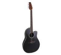 Applause E Akustikgitarre traditional AB28-5S Super Shallow Cutaway black satin