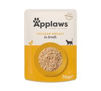 Applaws Natural Pouches Chicken Breast in Broth Cat Food - 12 x 70g