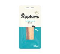 Applaws 100% Natural Cat Treats, Whole Tuna Loin Cat Snack, 30g Pouch (Pack of 12)