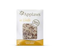 Applaws 100% Natural Wet Cat Food, Chicken Breast with Quinoa in Broth 12 x 70 g Pouches