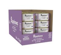 Applaws 100% Natural Wet Cat Food, Mackerel with Sardines in Broth (Pack of 24 x 70g Tins)