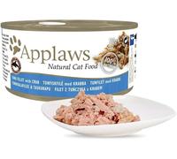 Applaws Cat Food Tin Tuna and Crab, 70g, Pack of 24