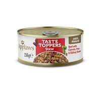 Applaws Taste Toppers Dog Food Tin Beef, Peas and Kidney Beans Stew - 12 x 156g
