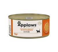 Applaws Adult Cat Cans in Broth 6 x 156g - Chicken & Pumpkin
