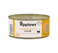Applaws Adult Cat Cans Chicken in Broth 70g - Chicken Breast (6 x 70g)