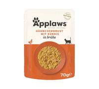Applaws Adult Cat Pouches in Broth 12 x 70g - Chicken with Pumpkin