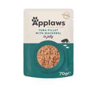 Applaws Adult Cat Pouches in Jelly 32 x 70g - Tuna with Mackerel