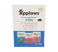 Applaws Adult Cat Pouches in Jelly 6 x 70g - Mixed Pack with Fish (3 Varieties)