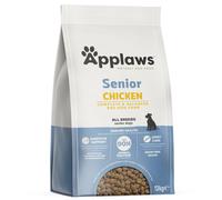 Applaws Complete and Grain Free Dry Senior Dog Food 12kg Chicken, All Breeds, High Protein Dog Kibble (Pack of 1)