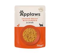 Applaws Cat Natural in Broth 12 x 70g - Chicken Breast with Pumpkin