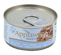 Applaws 100% Natural Wet Cat Food - Tuna with Cheese - 24 x 70g (1680g)