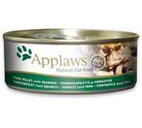 APPLAWS CAT FOOD x24 - (70g / 156g) - Wet Adult Pet Food bpl Tin Meals Can Feed