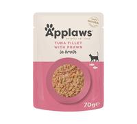 Applaws Cat Pouch Tuna Fillet & Black Tiger Prawn 12 x 70g 840g