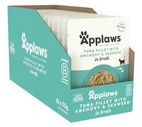 Applaws Cat Pouch Tuna Fillet & Whole Anchovy 12 x 70g 840g
