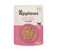 Applaws Cat Pouch Tuna Fillet & Black Tiger Prawn 12 x 70g 840g