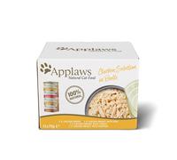 Applaws Natural Chicken Selection in Broth Wet Adult Cat Food 70g x 48 Mega Pack
