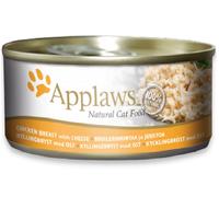 Applaws 100% Natural Wet Cat Food, Chicken with Cheese 156 g Tin (Pack of 24)