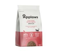 Applaws Complete and Dry Cat Food 2kg, Chicken with Extra Duck for Adult Cats