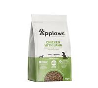 Applaws Complete and Grain Free Dry Adult Dog Food 4kg Chicken with Lamb, Small Medium Breeds, High Protein Dog Kibble (Pack of 1)