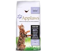 Applaws Complete and Grain Free Dry Cat Food 400g, Adult Chicken with Extra Duck (400g Bag) (Pack of 6)