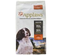 Applaws Complete and Grain Free Dry Dog Food for Adult Medium and Small Dogs, Chicken, 2kg (Pack of 1)